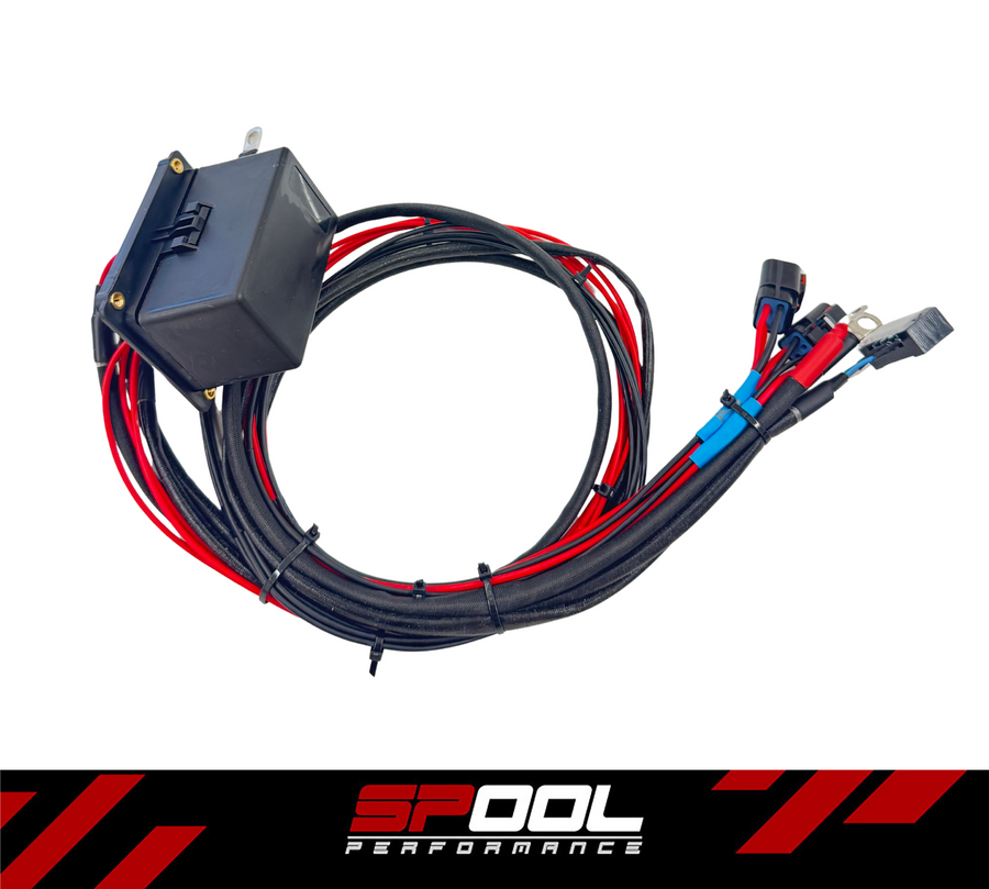 SPOOL Quad-Fuel Pump Activation Harness + Relay Box SPOOL Quad-Fuel Pump Activation Harness + Relay Box