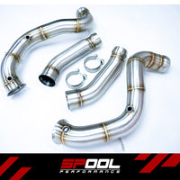 Spool AMG M177 C63 Downpipes [Upgraded Race Downpipes]