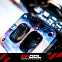 Spool Performance Billet Manifold A90 Supra 2 Port Top Mount Turbocharger Kit