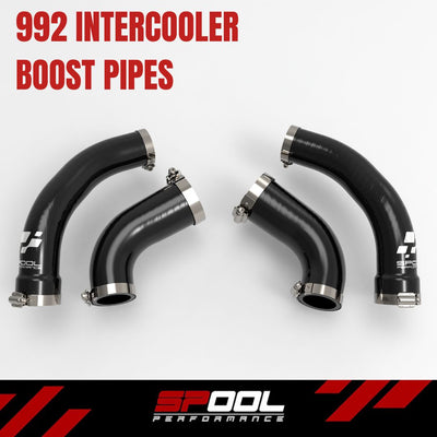 Porsche 911 Turbo 992 Intercooler Boost Pipes