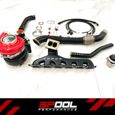 Kit de turbocompresseur à montage supérieur B58 pour collecteur de billettes Spool Performance