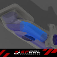 Spool Performance Billet Manifold A90 Supra 2 Port Top Mount Turbocharger Kit