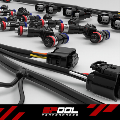 Spool Performance McLaren M840T RaceCore Injector Harness &amp; ID1050-XDS Injector Package