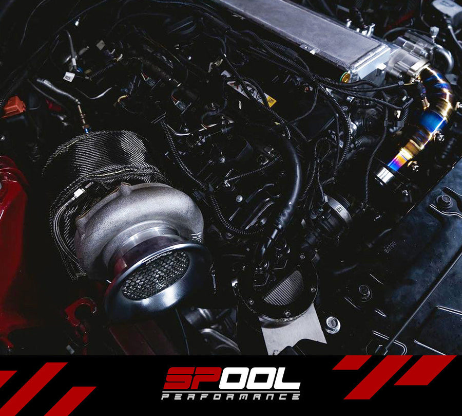 Spool Performance Billet Manifold A91 Supra 6 Port Top Mount Turbocharger Kit