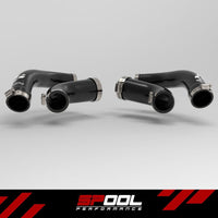Porsche 911 Turbo 992 Intercooler Boost Pipes