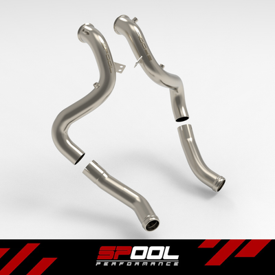 Spool AMG M177 C63 Downpipes [Upgraded Race Downpipes]