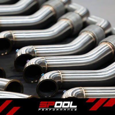 Spool Performance Billet Manifold A91 Supra 6 Port Top Mount Turbocharger Kit