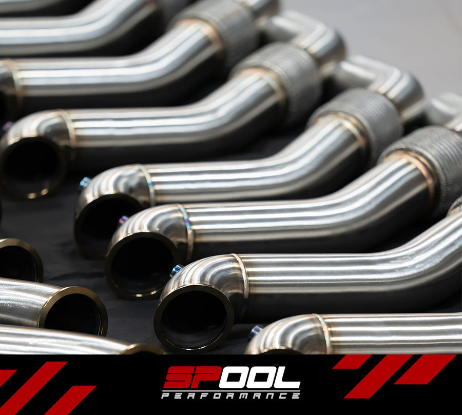 Spool Performance Billet Manifold A91 Supra 6 Port Top Mount Turbocharger Kit