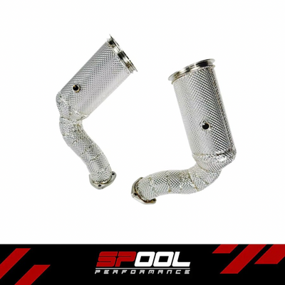 SPOOL Lamborghini URUS / Audi RSQ8 Downpipes - Catted or Race