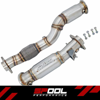 S58 Stainless Steel Race Downpipe | Fits G80/G82/G83 BMW M3 & M4, G87 M2