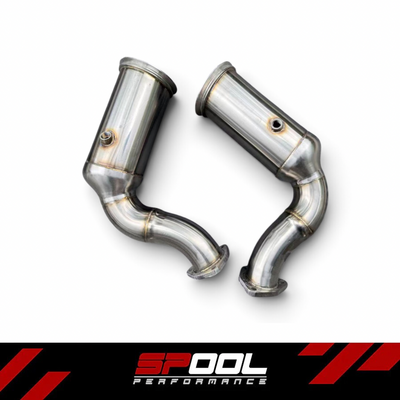 SPOOL Lamborghini URUS / Audi RSQ8 Downpipes - Catted or Race