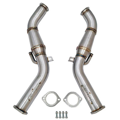 Spool VR30DTT Full 4 Inch Downpipes Upgrade [Race Downpipes] | Infiniti Q50 Q60 RZ34 [VR30]