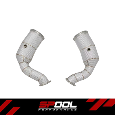 SPOOL Race Porsche 9YA.1 Cayenne S 2.9TT Catless Downpipe