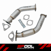 Spool 3 Inch Resonated VR30DDTT Lower Downpipes Upgrade [Race Downpipes] | Infiniti Q50 Q60 RZ34 [VR30]