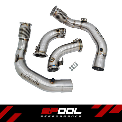 F90 M5 Stainless Steel Downpipe Upgrade [Race Downpipes]