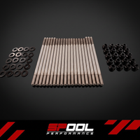 ARP 625+ M157 head stud kit - studs, 12-point nuts and washers, studio catalogue shot