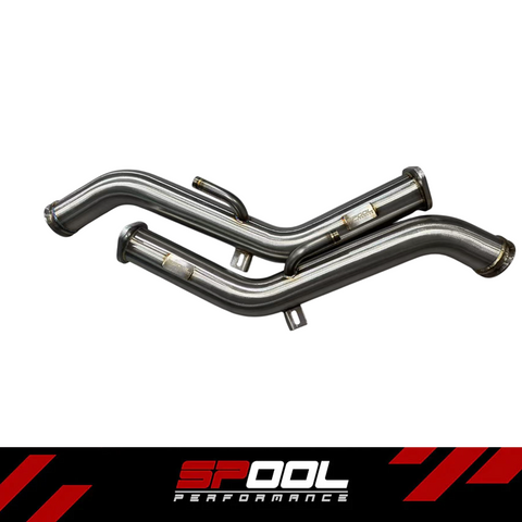 RLA Q5000様 Spool VR30DTT Full Downpipes Upgrade [Race Downpipes