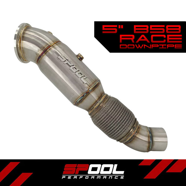 B58 5 Inch Stainless Steel Downpipe Upgrade [Race Downpipes