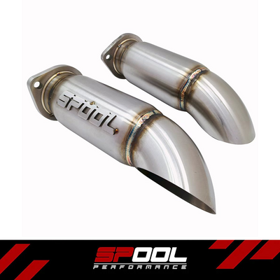Spool Resonated Exhaust Turn Down Pipes / Dump Tubes | Infiniti Q50 Q60 RZ34 [VR30]