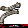 S55 Stainless Steel Race Downpipe | Fits BMW M3/M4/M2 Competition